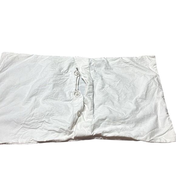 Pottery barn decorative pillow case embroidered abstract waves clouds floral - Picture 4 of 5